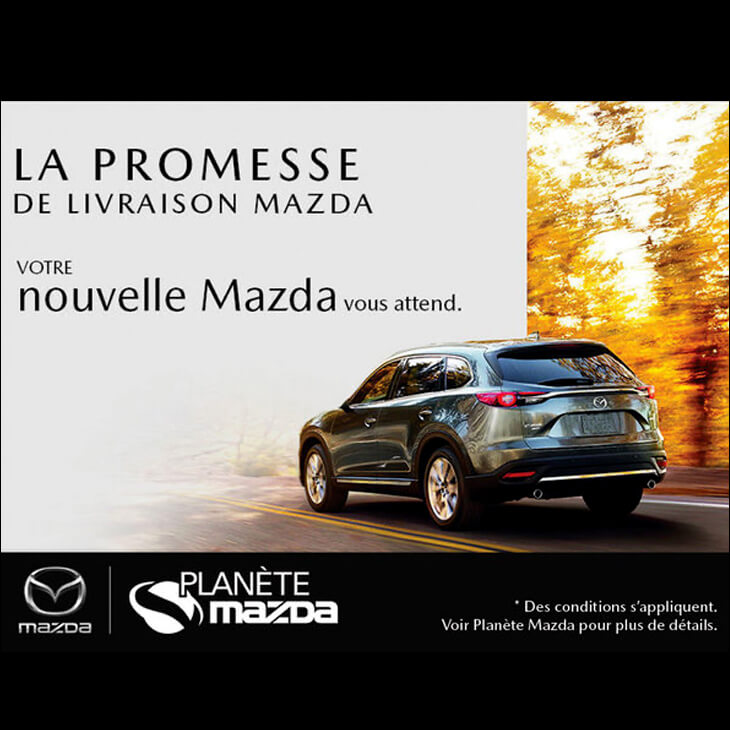 La promesse de livraison Mazda