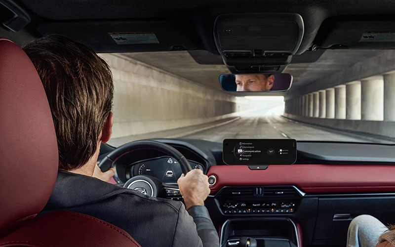 Interior of 2025 Mazda CX-70
